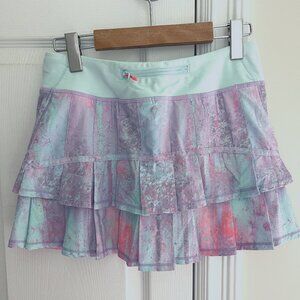 Ivivva Set the Pace Pastel Patterned Skirt